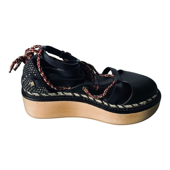 Ulla Johnson Salinas Twisted Rope Leather Flatform Platform NWOT $490 - Picture 11 of 14
